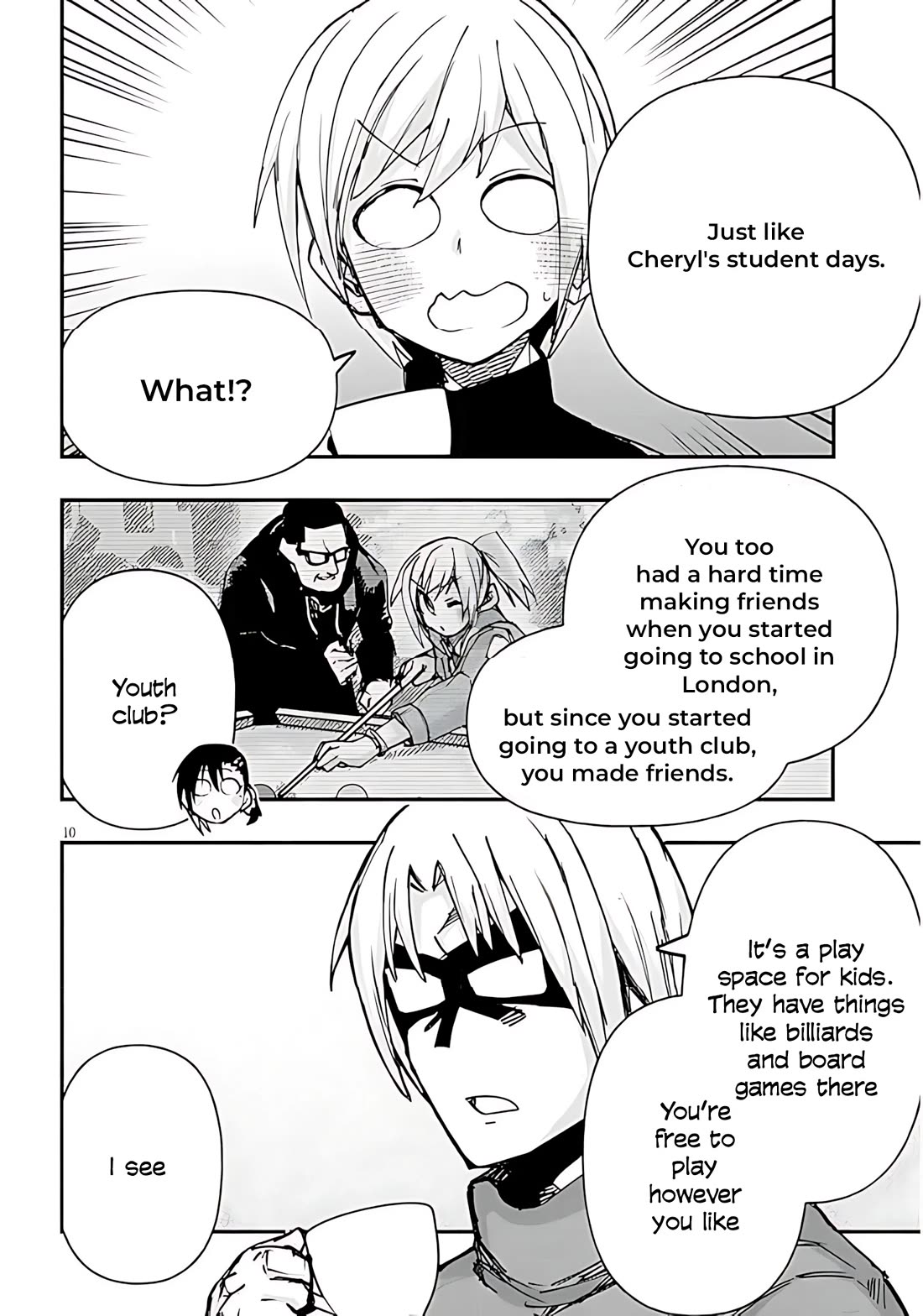 Cross-Cultural Exchange With the Girl at the Arcade Chapter 142 page 10 - Chapter 142: British adventure Part.1