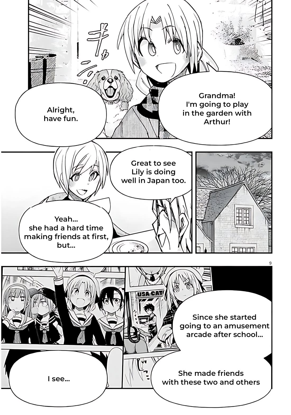 Cross-Cultural Exchange With the Girl at the Arcade Chapter 142 page 9 - Chapter 142: British adventure Part.1
