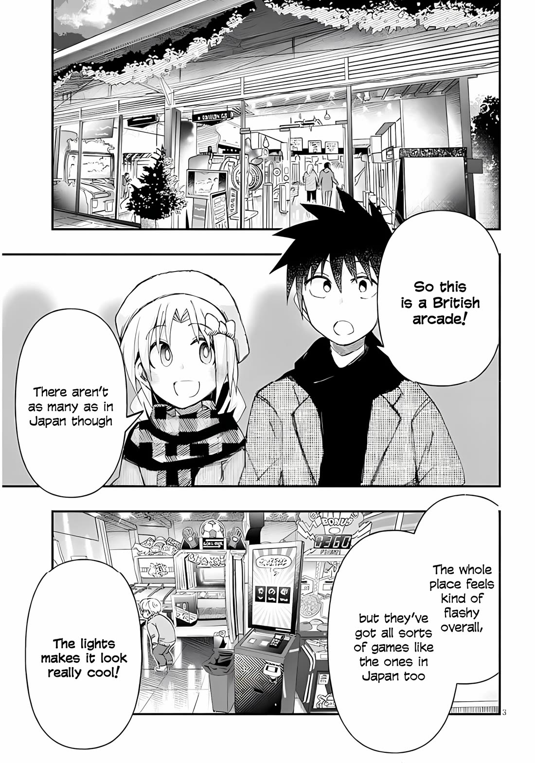 Cross-Cultural Exchange With the Girl at the Arcade Chapter 148 page 3 - Chapter 148: British adventure Part.7
