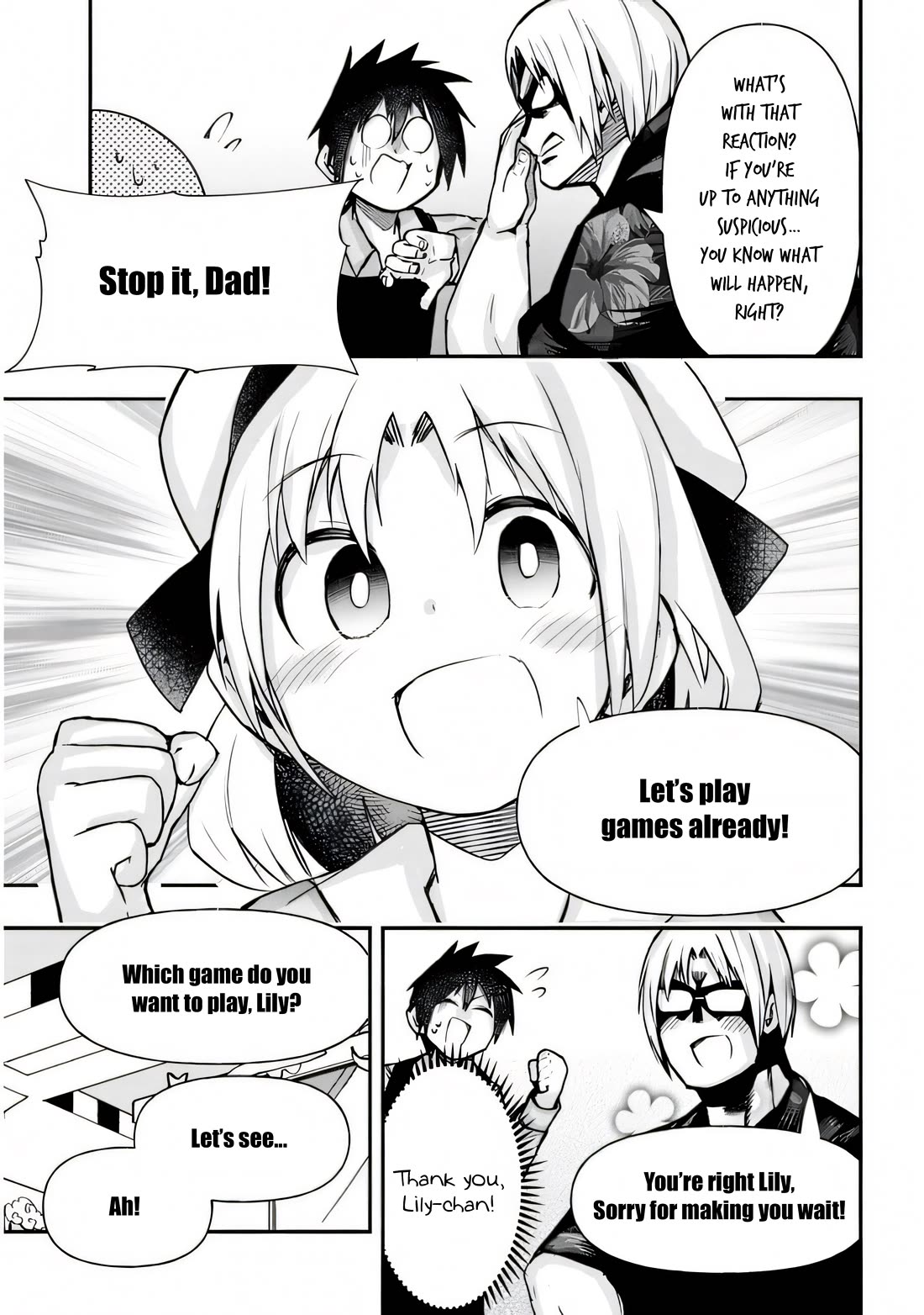Cross-Cultural Exchange With the Girl at the Arcade Chapter 24 page 6 - Chapter 24: Watch me, Dad!