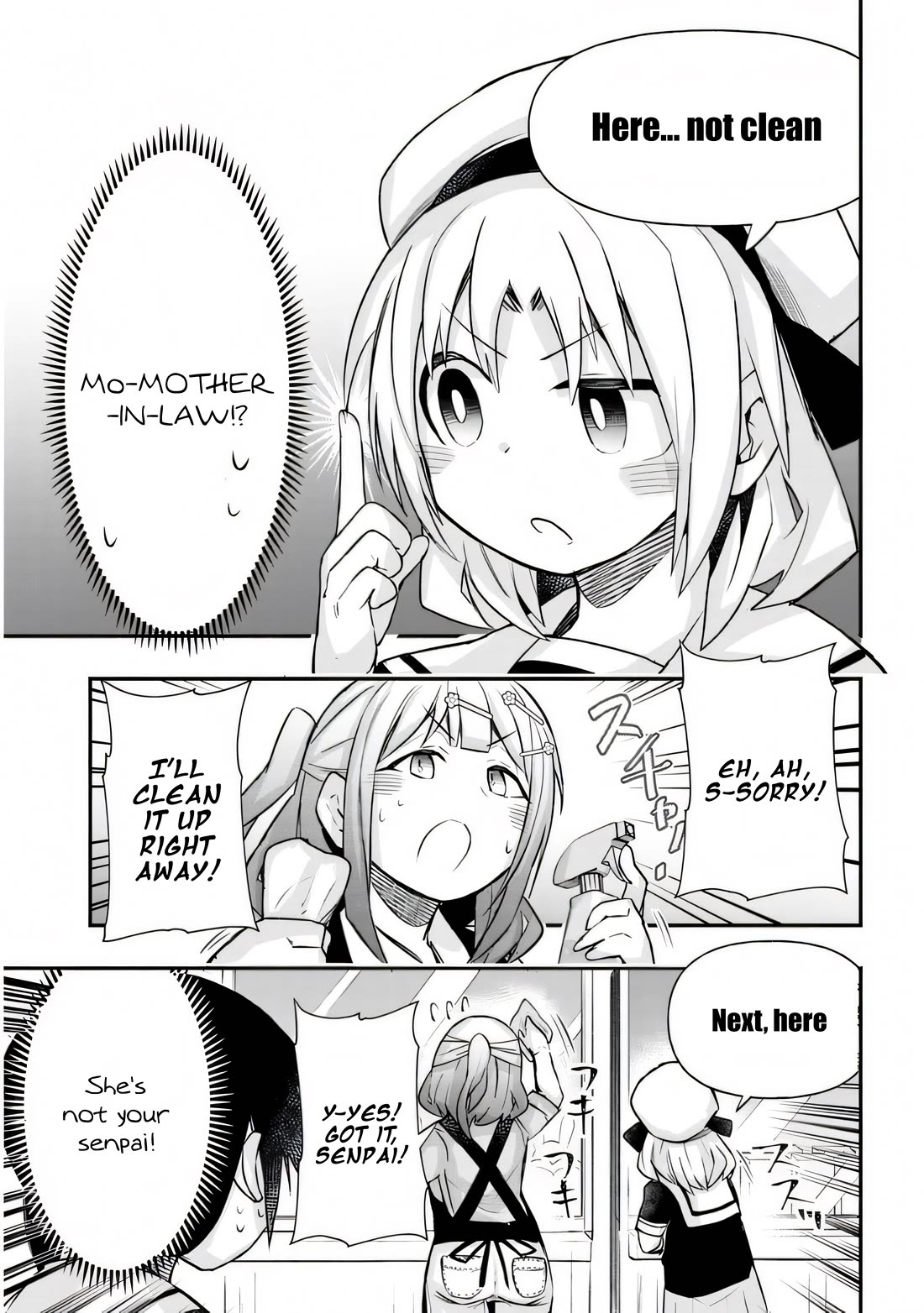 Cross-Cultural Exchange With the Girl at the Arcade Chapter 25 page 8 - Chapter 25: I'll Work here too