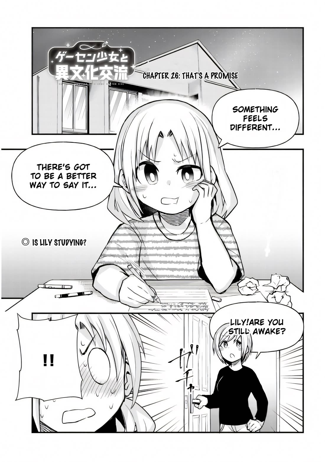 Cross-Cultural Exchange With the Girl at the Arcade Chapter 26 page 2 - Chapter 26: That's a promise