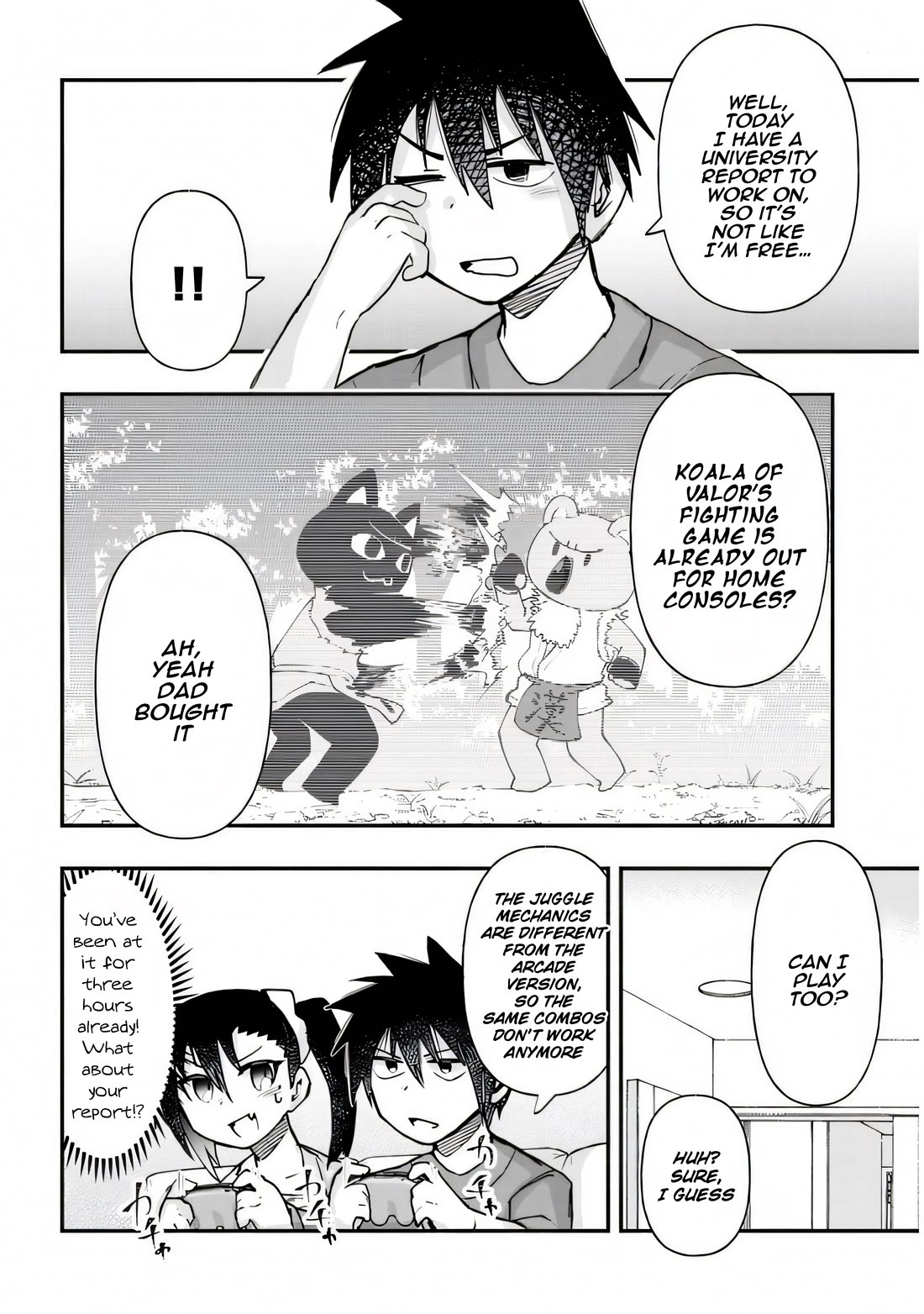 Cross-Cultural Exchange With the Girl at the Arcade Chapter 28 page 3 - Chapter 28: Holiday