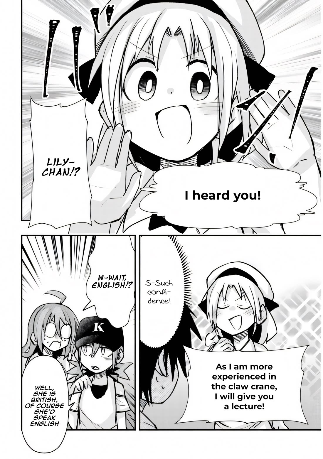 Cross-Cultural Exchange With the Girl at the Arcade Chapter 30 page 7 - Chapter 30: I heard you!