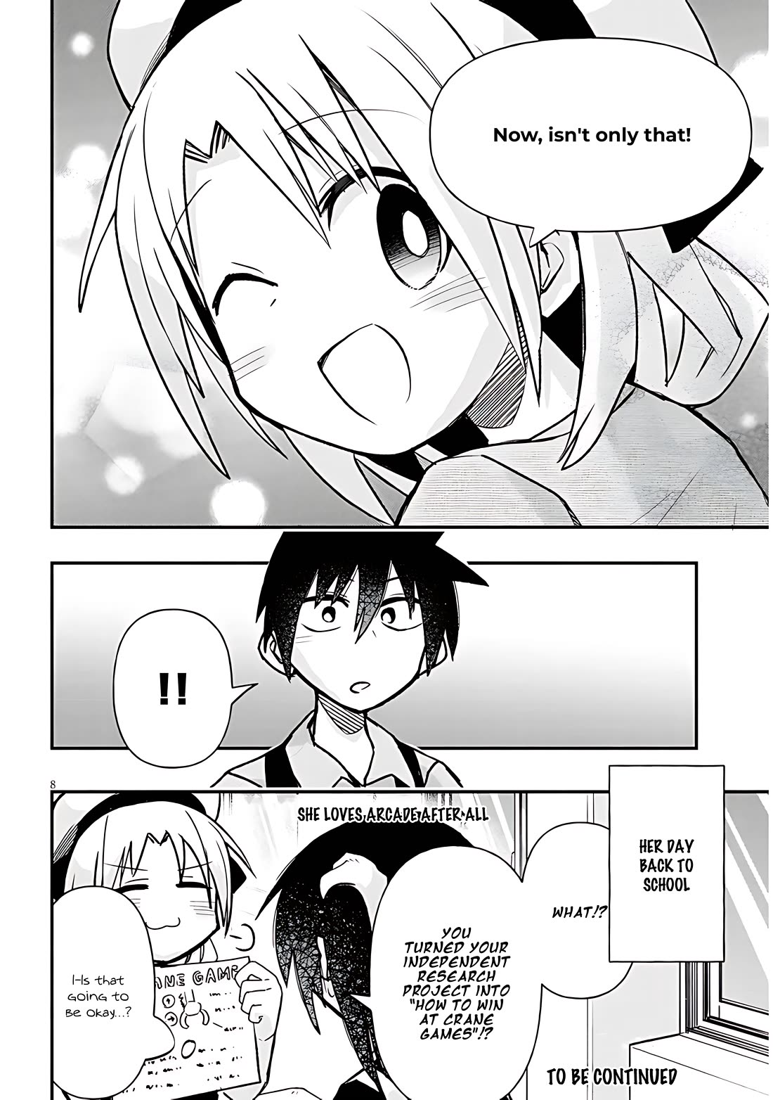 Cross-Cultural Exchange With the Girl at the Arcade Chapter 40 page 8 - Chapter 40: Now isn't only that!