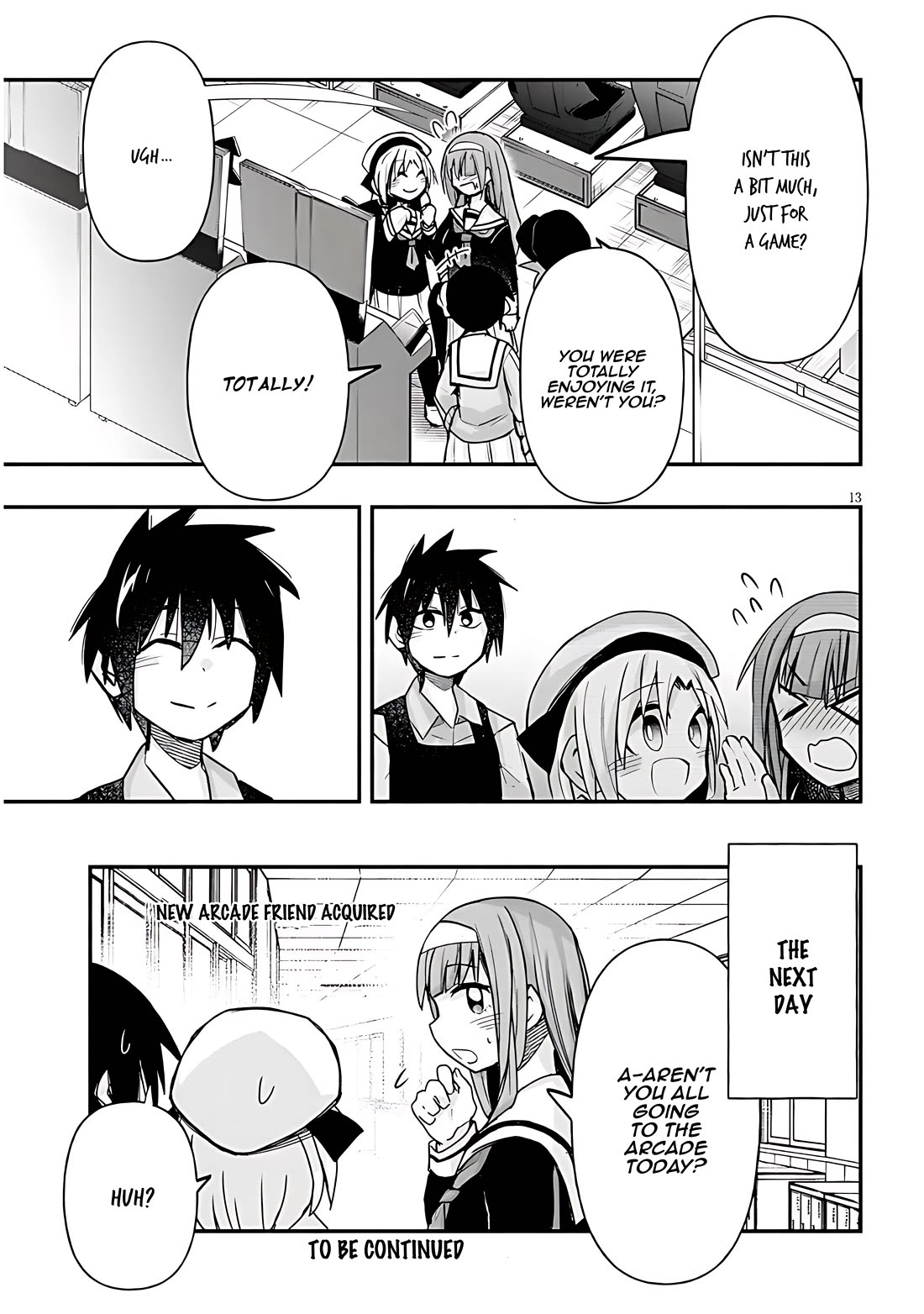 Cross-Cultural Exchange With the Girl at the Arcade Chapter 41 page 13 - Chapter 41: Quiz Game