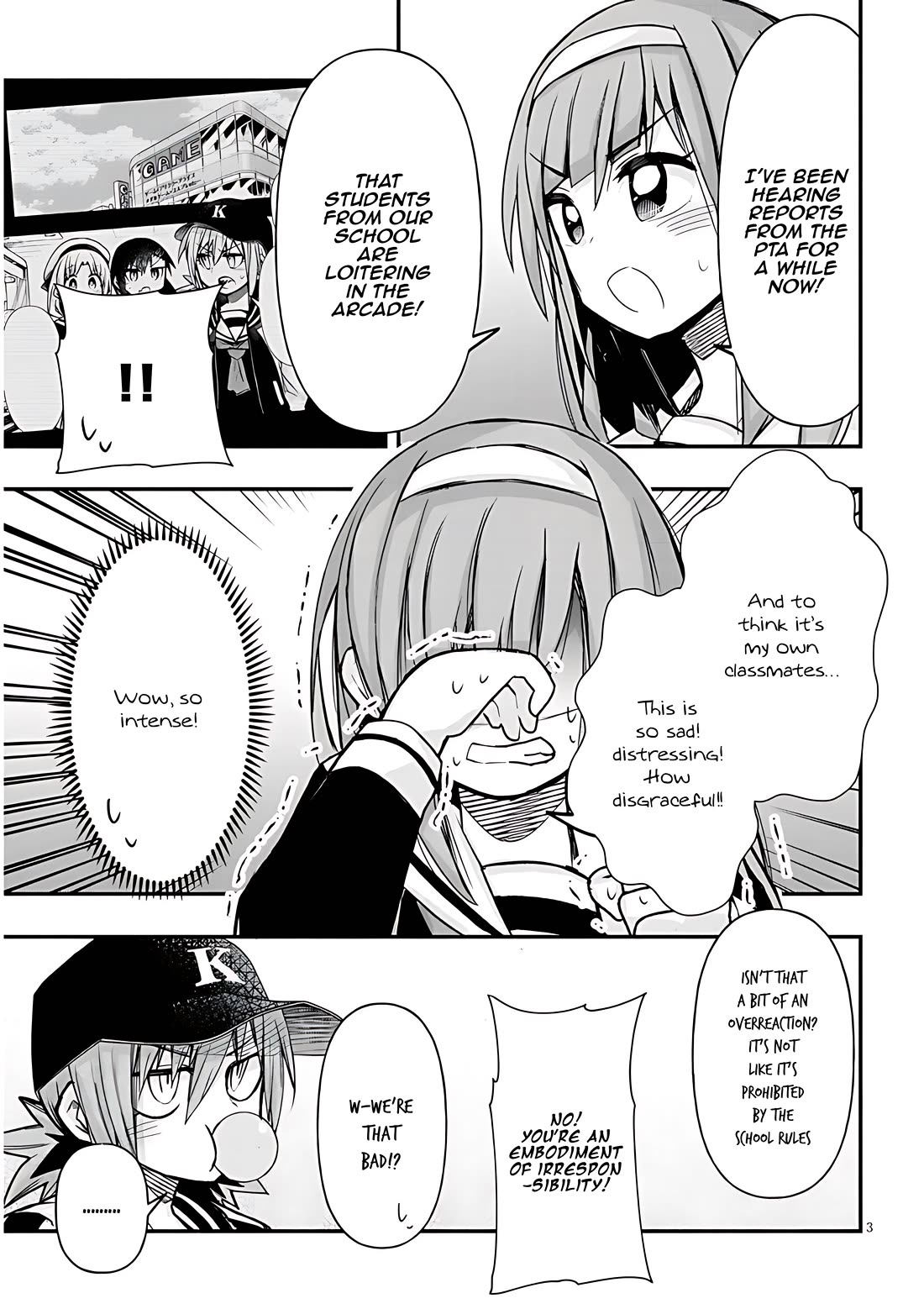 Cross-Cultural Exchange With the Girl at the Arcade Chapter 41 page 3 - Chapter 41: Quiz Game