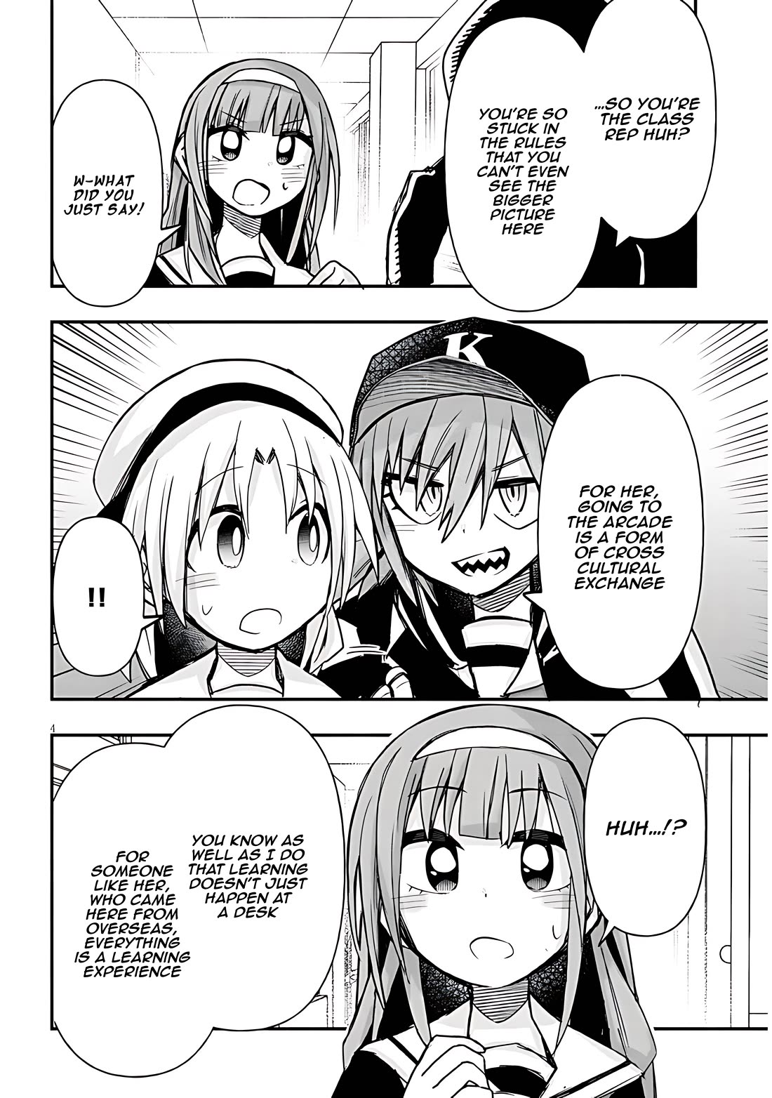 Cross-Cultural Exchange With the Girl at the Arcade Chapter 41 page 4 - Chapter 41: Quiz Game