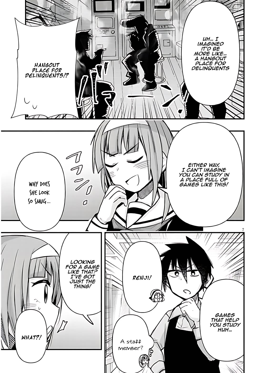 Cross-Cultural Exchange With the Girl at the Arcade Chapter 41 page 7 - Chapter 41: Quiz Game