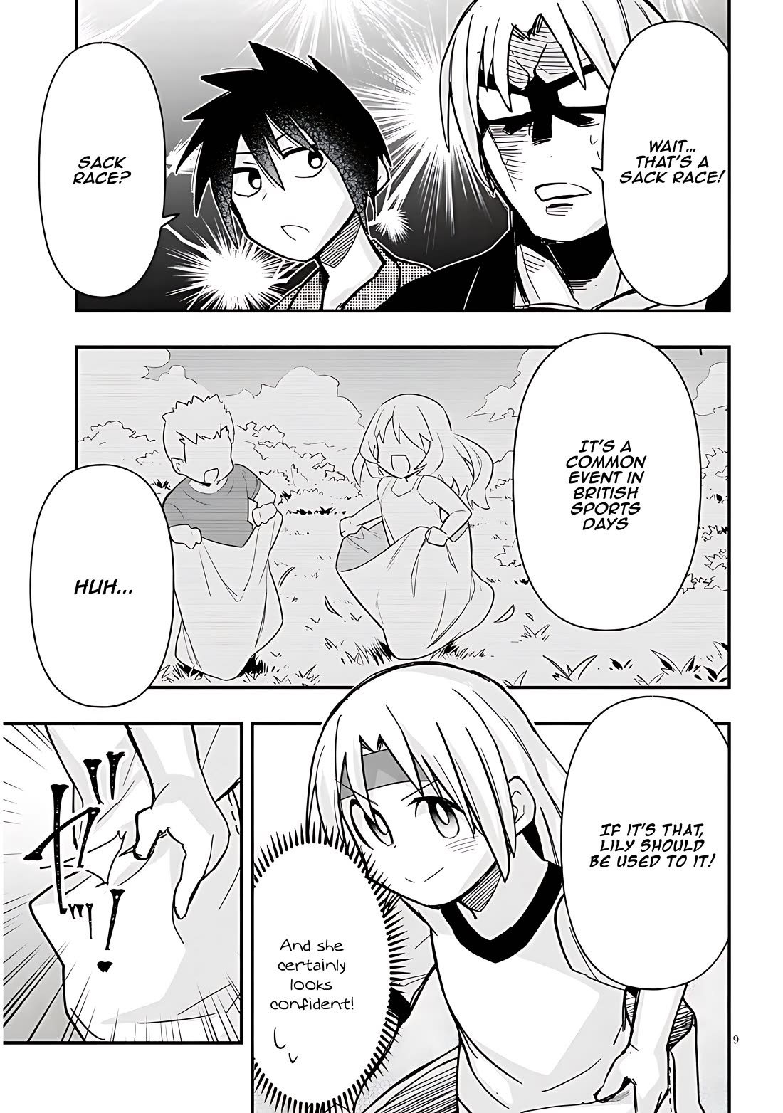 Cross-Cultural Exchange With the Girl at the Arcade Chapter 44 page 9 - Chapter 44: Sports Day Vol.1
