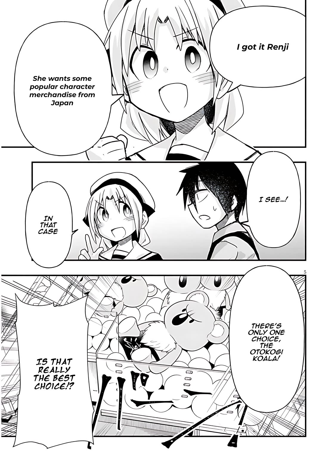 Cross-Cultural Exchange With the Girl at the Arcade Chapter 46 page 5 - Chapter 46: I see you like him