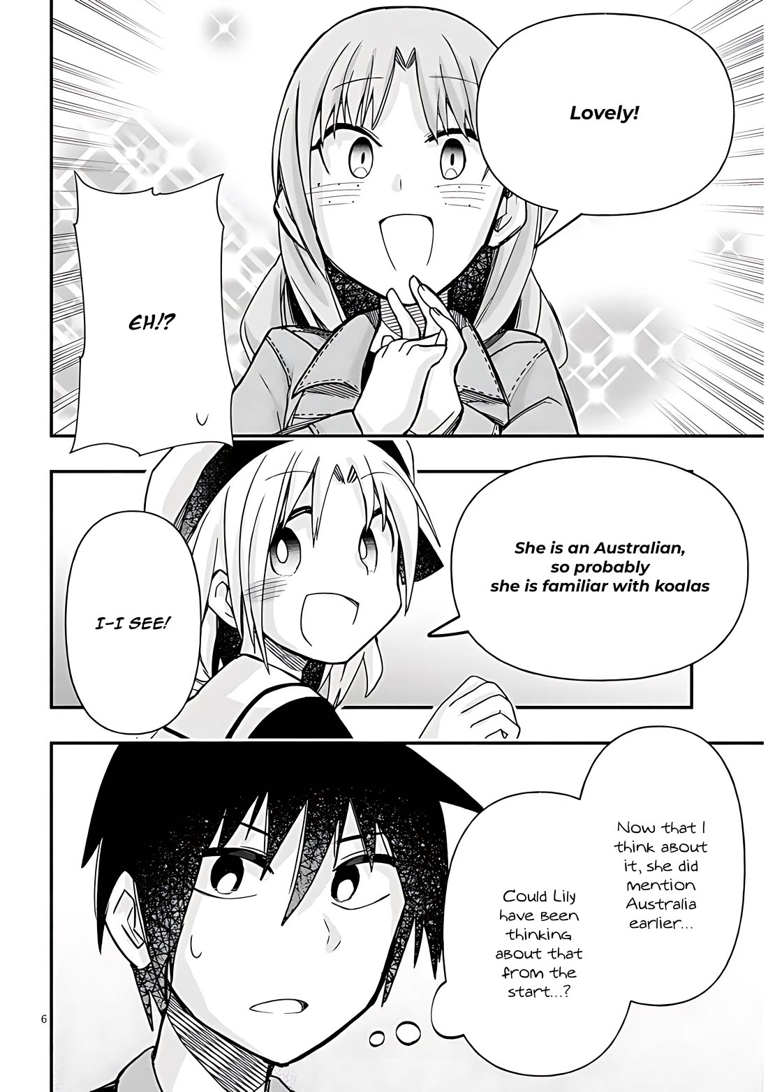 Cross-Cultural Exchange With the Girl at the Arcade Chapter 46 page 6 - Chapter 46: I see you like him