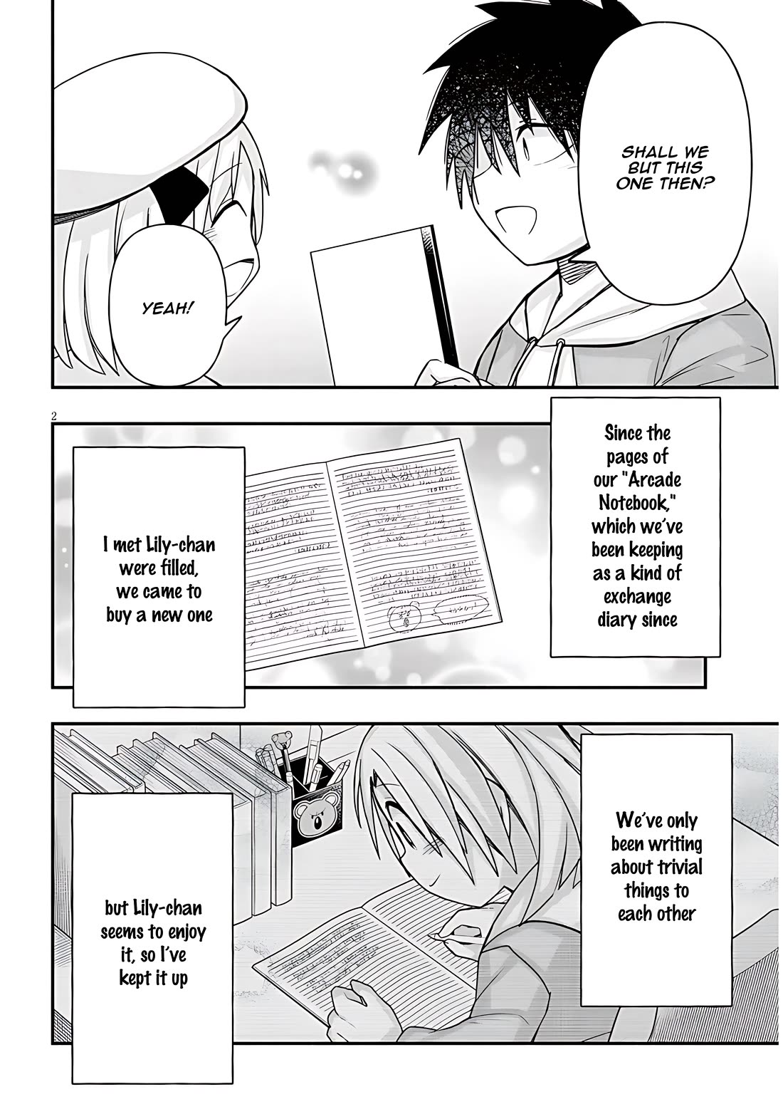 Cross-Cultural Exchange With the Girl at the Arcade Chapter 48 page 2 - Chapter 48: The Arcade Notebook