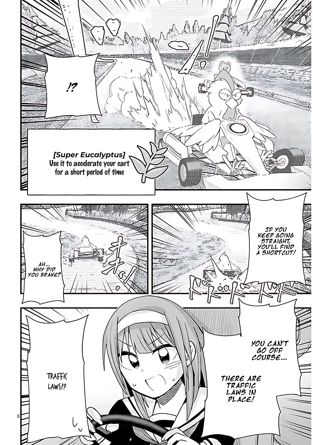 Cross-Cultural Exchange With the Girl at the Arcade Chapter 53 page 8 - Chapter 53: Racing game