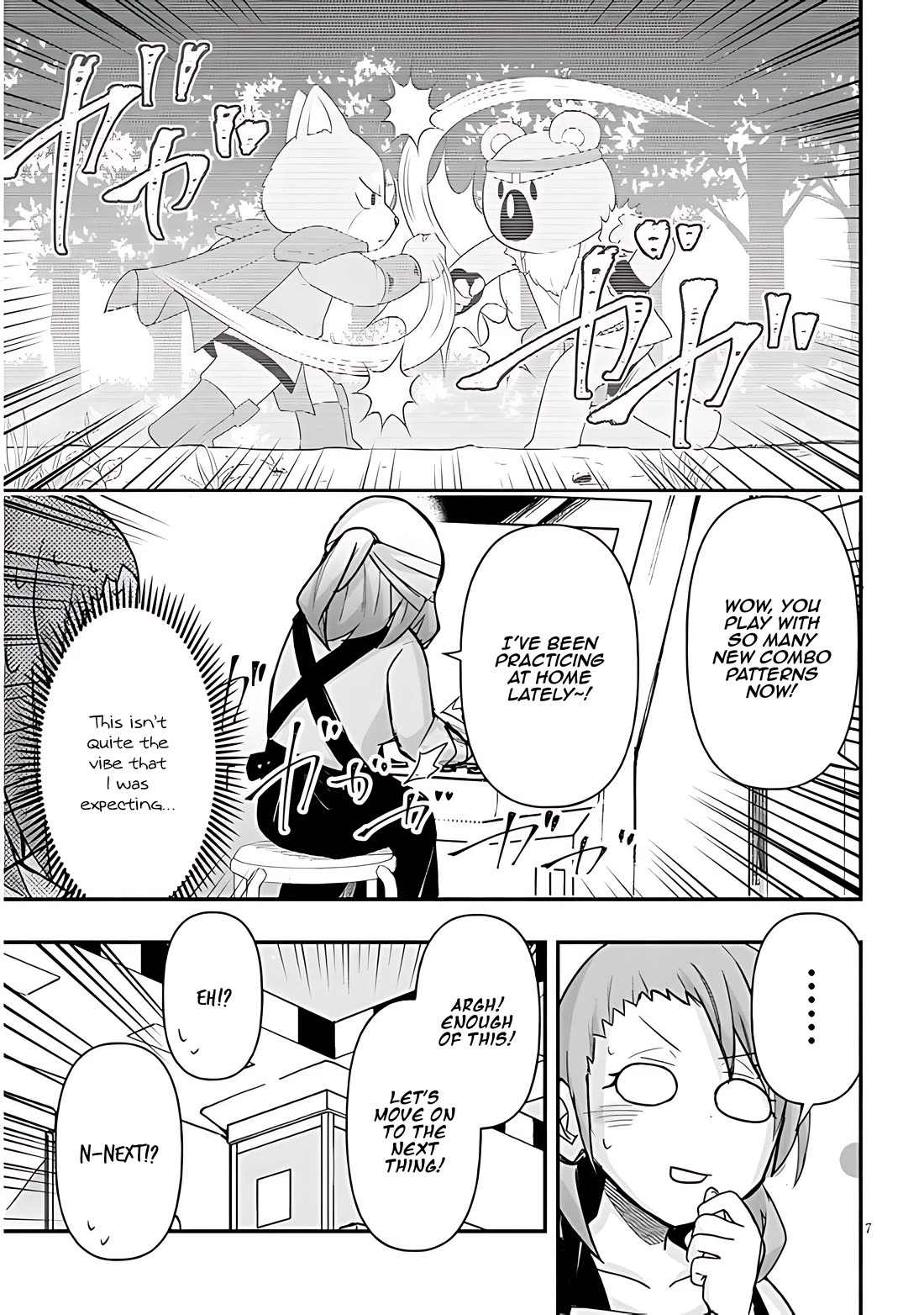 Cross-Cultural Exchange With the Girl at the Arcade Chapter 55 page 7 - Chapter 55: Misunderstand