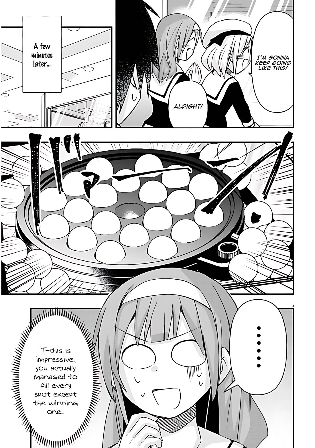 Cross-Cultural Exchange With the Girl at the Arcade Chapter 56 page 5 - Chapter 56: Takoyaki Game