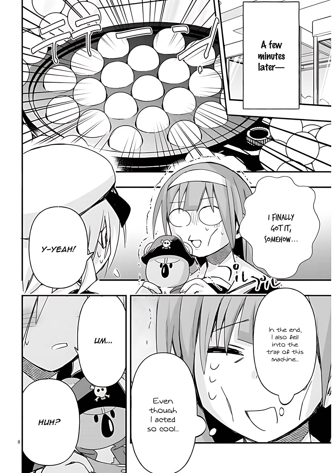 Cross-Cultural Exchange With the Girl at the Arcade Chapter 56 page 8 - Chapter 56: Takoyaki Game