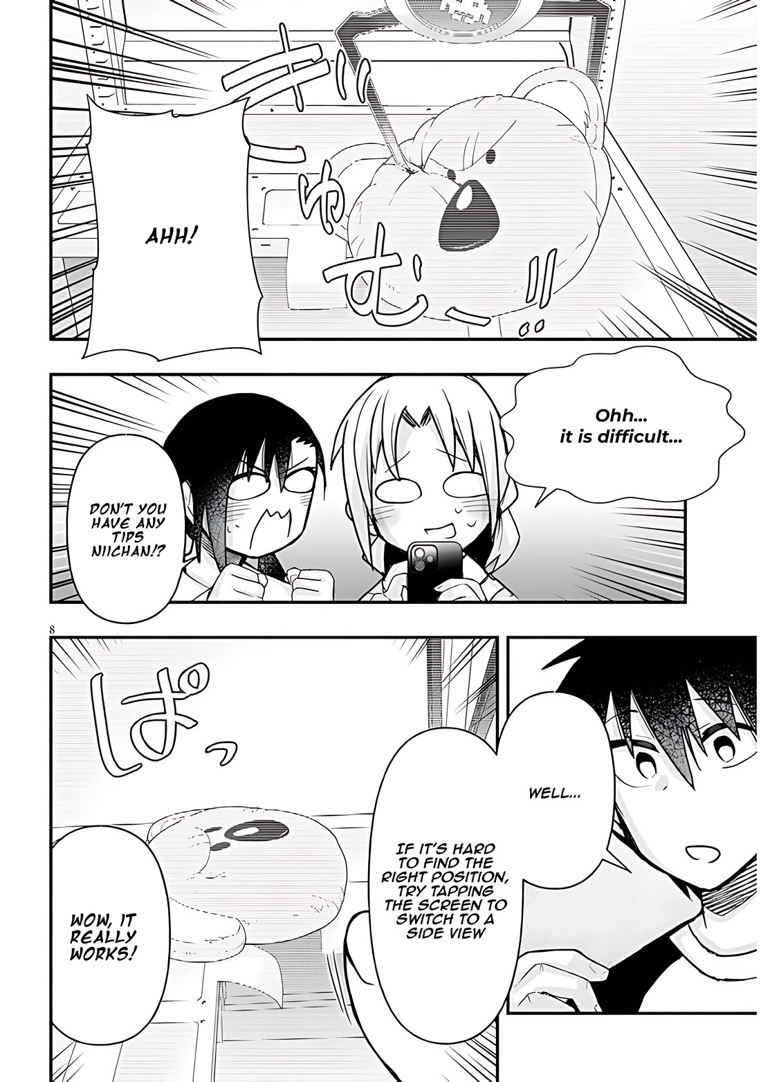 Cross-Cultural Exchange With the Girl at the Arcade Chapter 59 page 8 - Chapter 59: Online crane game