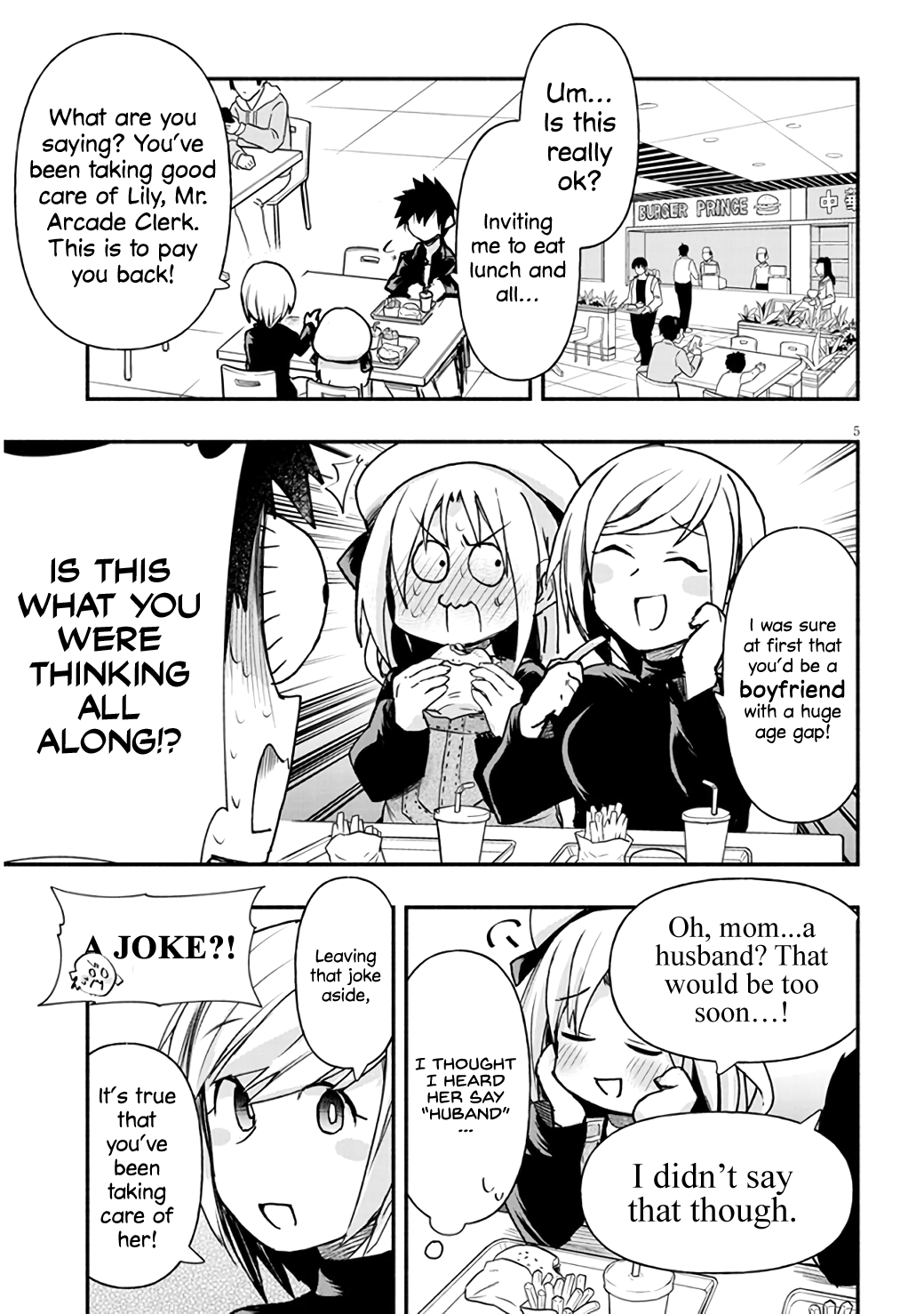 Cross-Cultural Exchange With the Girl at the Arcade Chapter 6 page 5 - Chapter 6: Damn it, Mom!!