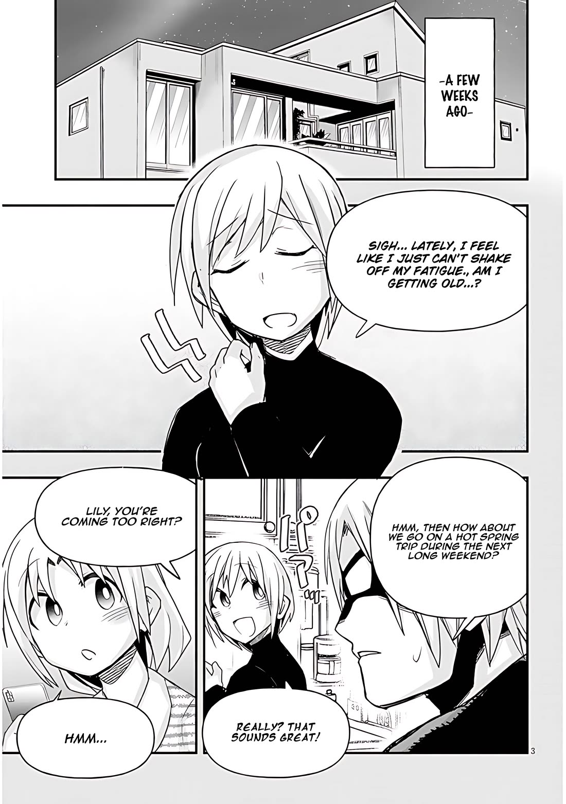 Cross-Cultural Exchange With the Girl at the Arcade Chapter 60 page 3 - Chapter 60: Hot spring trip Vol.1