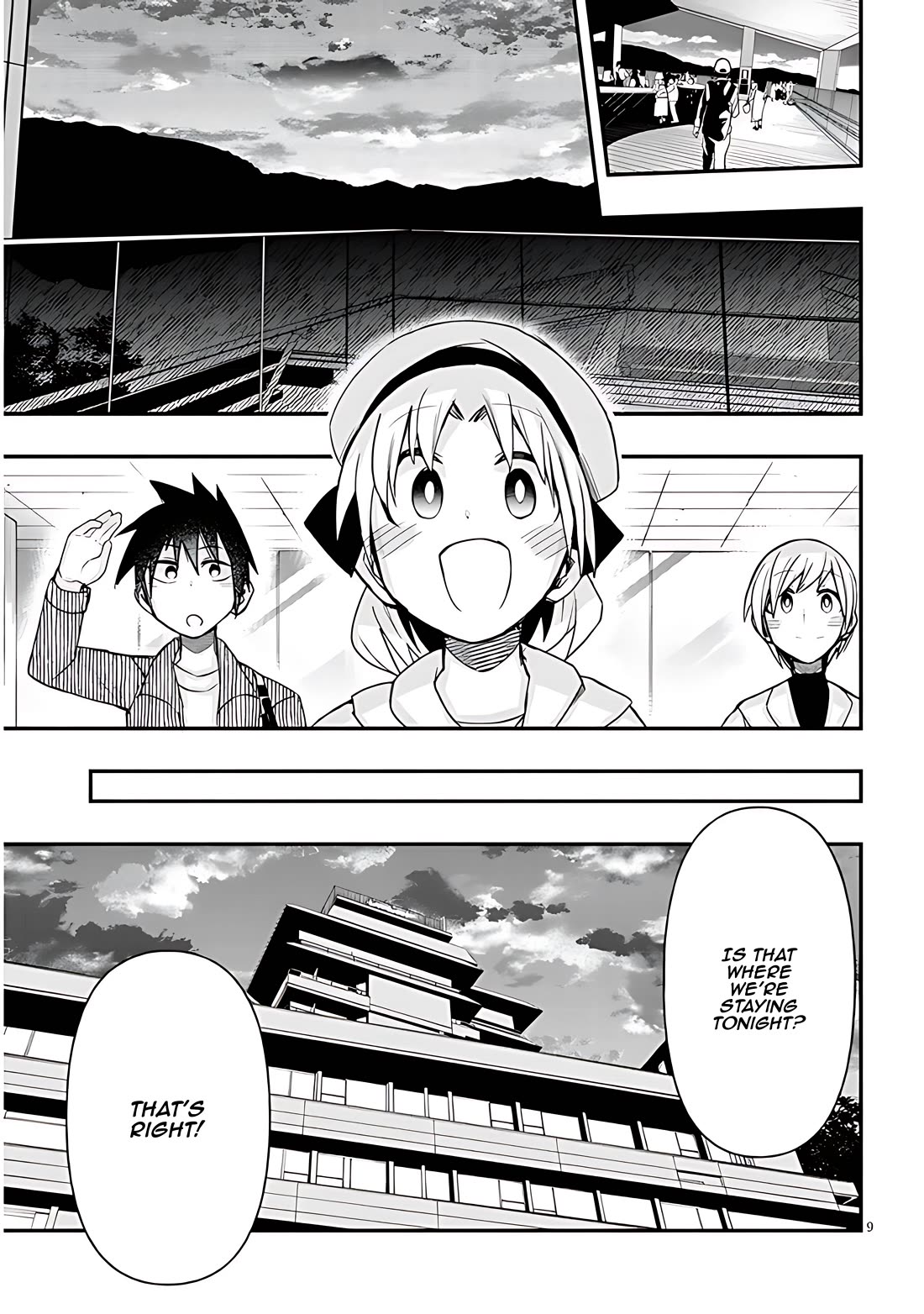 Cross-Cultural Exchange With the Girl at the Arcade Chapter 60 page 9 - Chapter 60: Hot spring trip Vol.1
