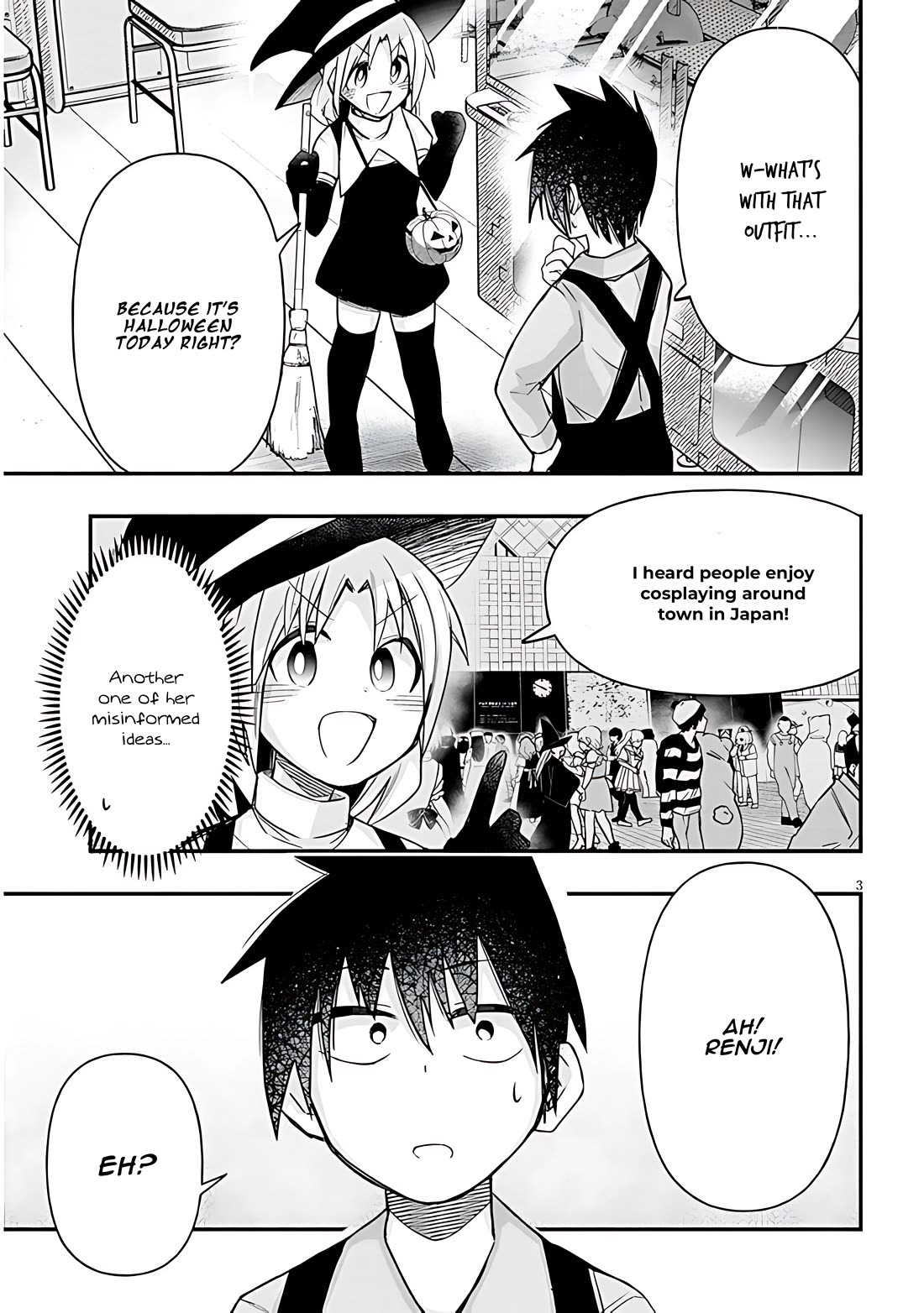 Cross-Cultural Exchange With the Girl at the Arcade Chapter 63 page 3 - Chapter 63: Happy halloween!