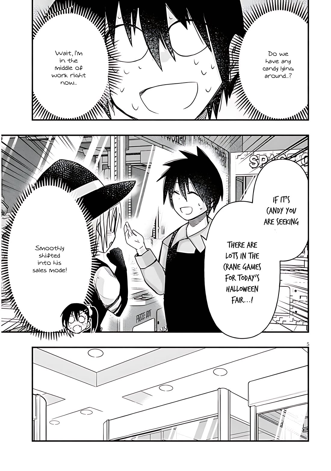 Cross-Cultural Exchange With the Girl at the Arcade Chapter 63 page 5 - Chapter 63: Happy halloween!