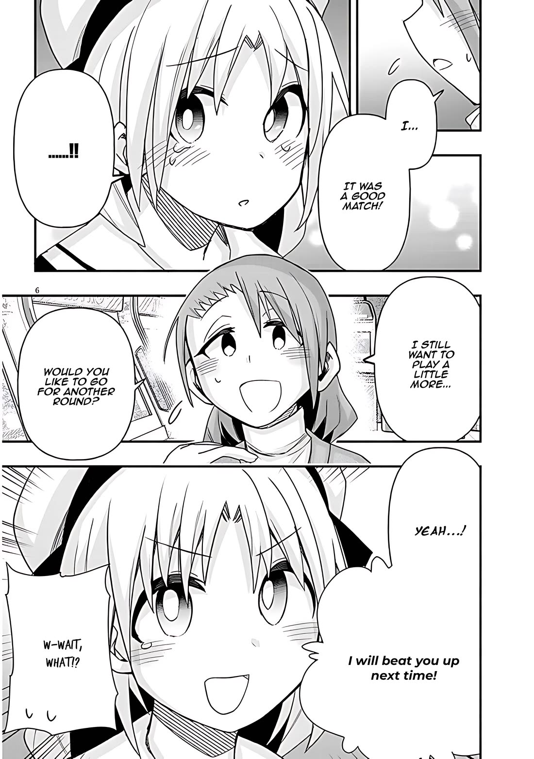 Cross-Cultural Exchange With the Girl at the Arcade Chapter 66 page 6 - Chapter 66: I will beat you up next time!