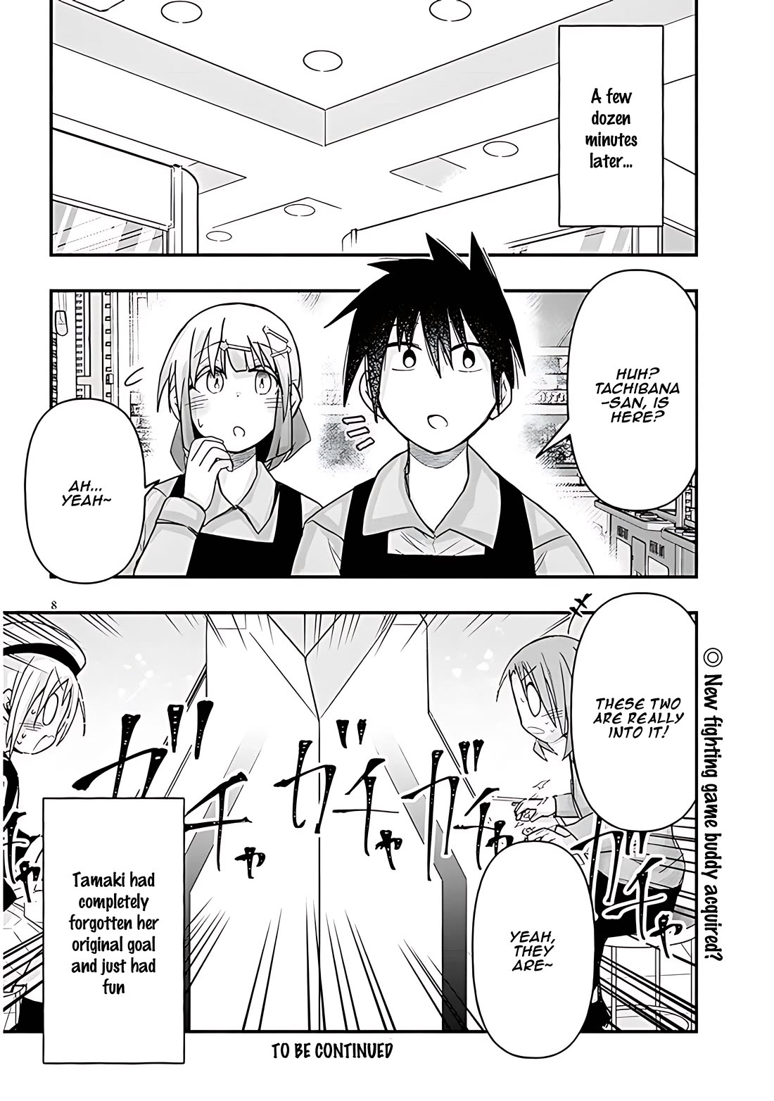 Cross-Cultural Exchange With the Girl at the Arcade Chapter 66 page 8 - Chapter 66: I will beat you up next time!