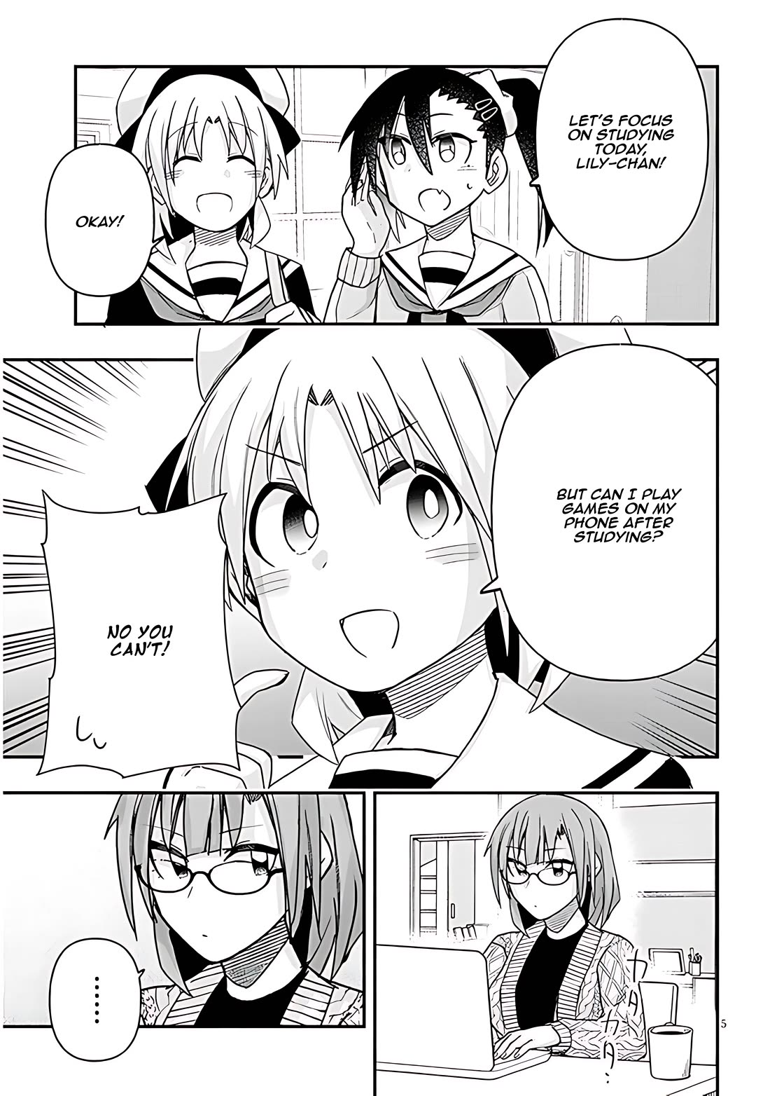 Cross-Cultural Exchange With the Girl at the Arcade Chapter 67 page 5 - Chapter 67: Study group