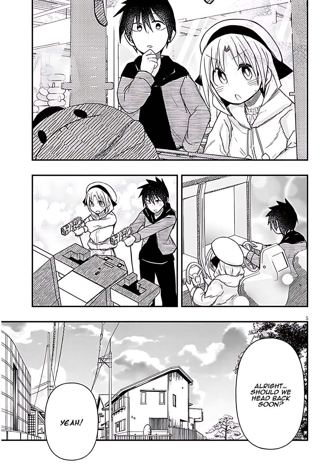 Cross-Cultural Exchange With the Girl at the Arcade Chapter 69 page 5 - Chapter 69: This is as a thanks for today!