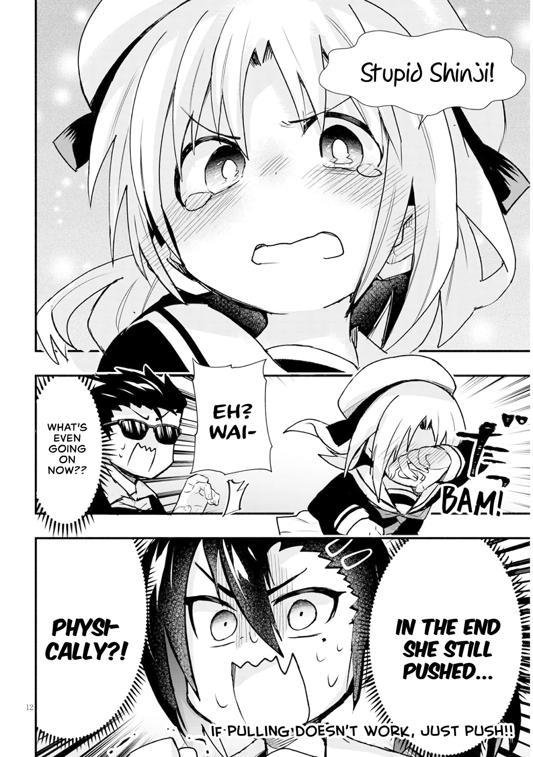 Cross-Cultural Exchange With the Girl at the Arcade Chapter 7 page 12 - Chapter 7: It is hard...!