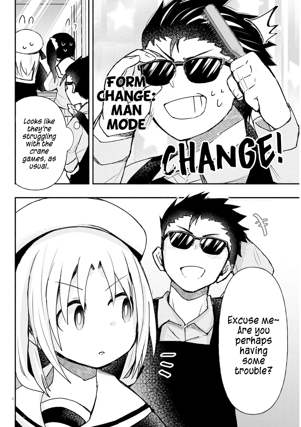 Cross-Cultural Exchange With the Girl at the Arcade Chapter 7 page 4 - Chapter 7: It is hard...!