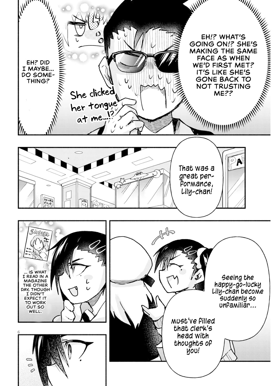 Cross-Cultural Exchange With the Girl at the Arcade Chapter 7 page 6 - Chapter 7: It is hard...!