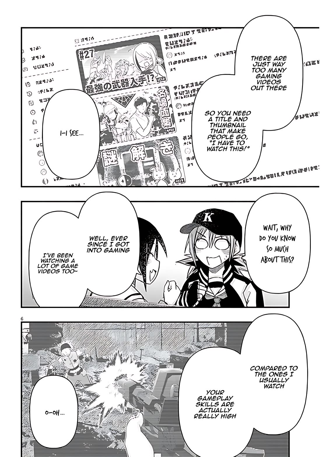Cross-Cultural Exchange With the Girl at the Arcade Chapter 70 page 6 - Chapter 70: Game commentary