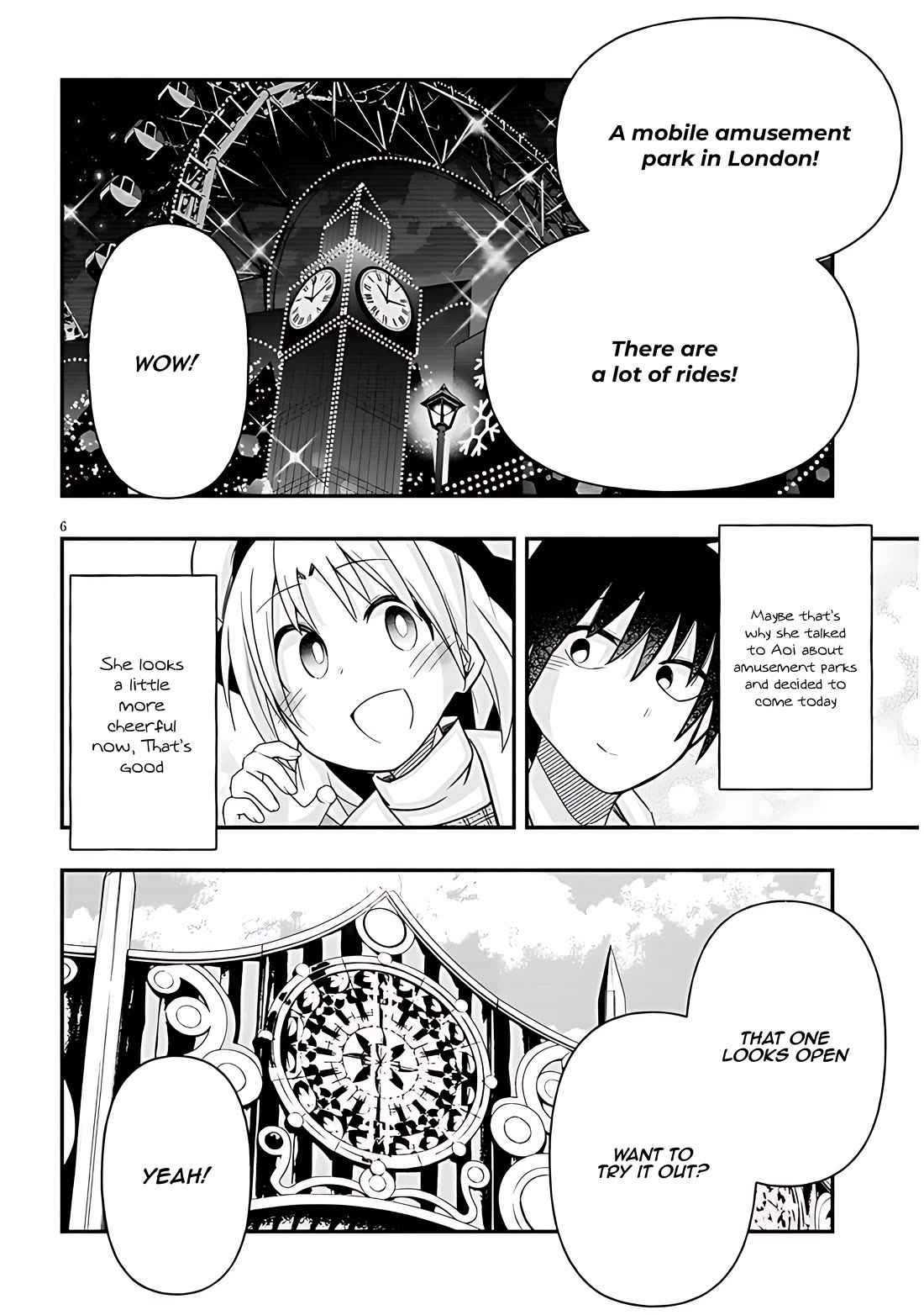 Cross-Cultural Exchange With the Girl at the Arcade Chapter 71 page 6 - Chapter 71: Amusement park