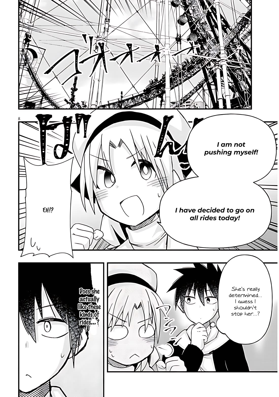 Cross-Cultural Exchange With the Girl at the Arcade Chapter 71 page 8 - Chapter 71: Amusement park