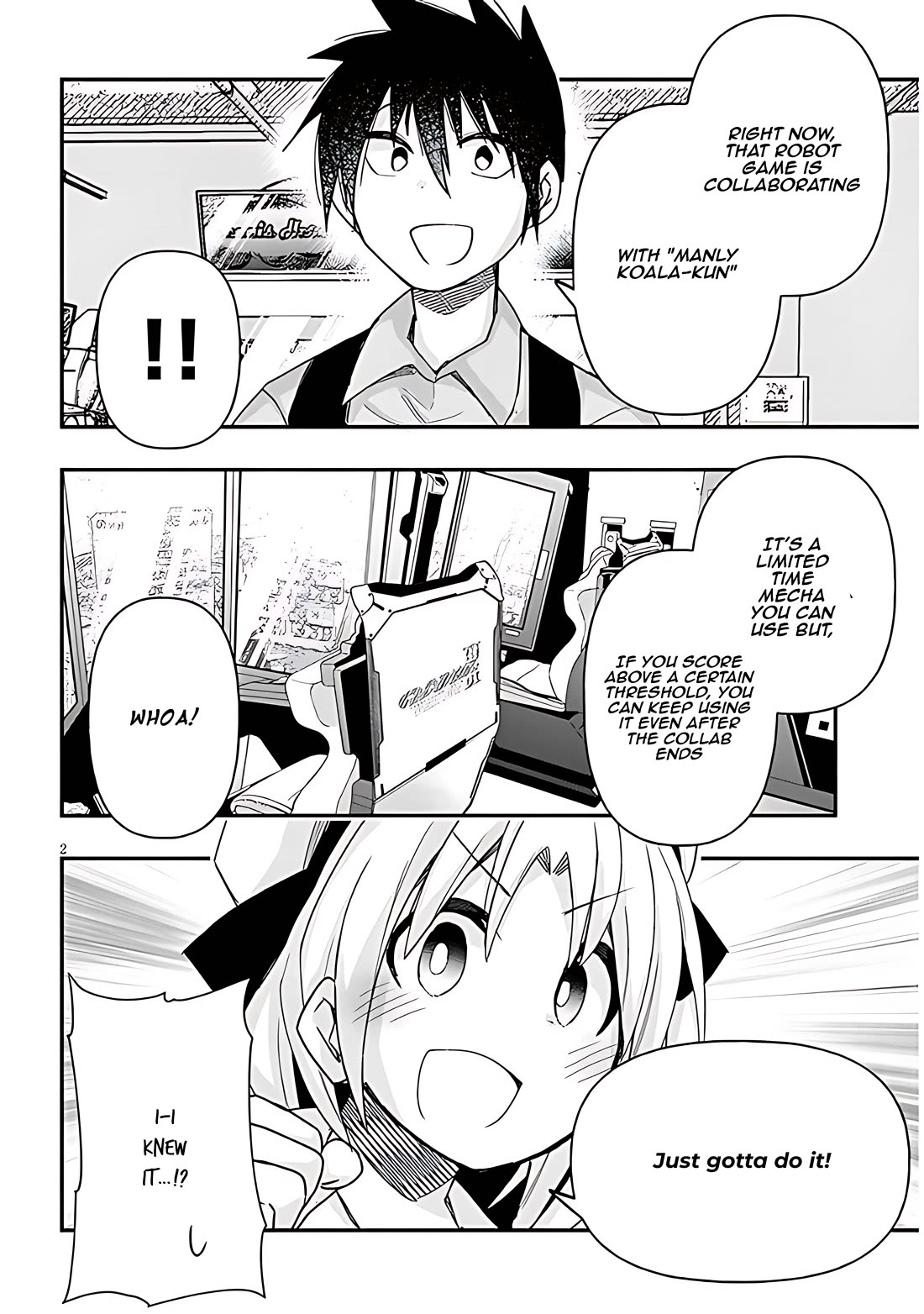 Cross-Cultural Exchange With the Girl at the Arcade Chapter 72 page 2 - Chapter 72: Just gotta do it!