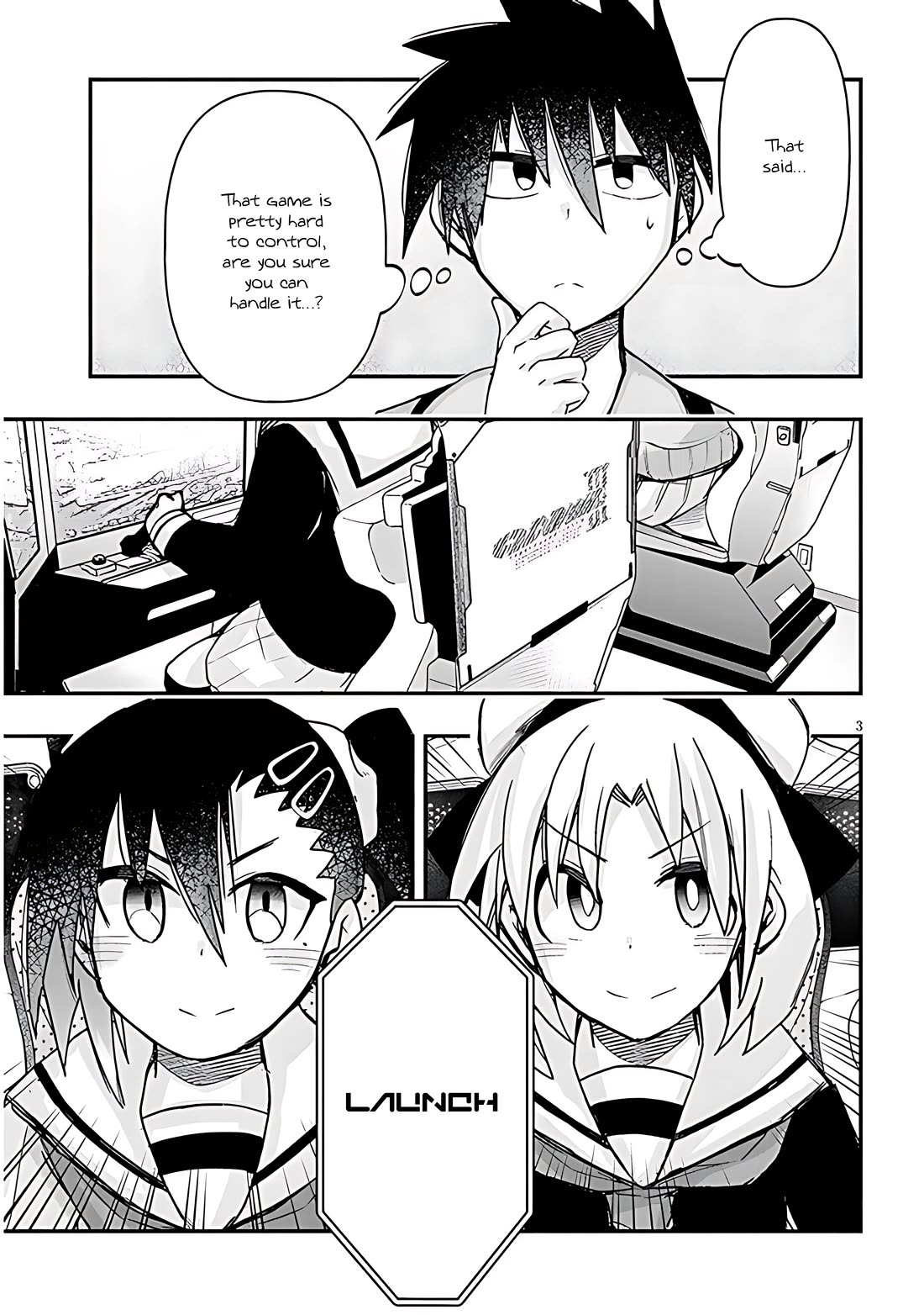 Cross-Cultural Exchange With the Girl at the Arcade Chapter 72 page 3 - Chapter 72: Just gotta do it!