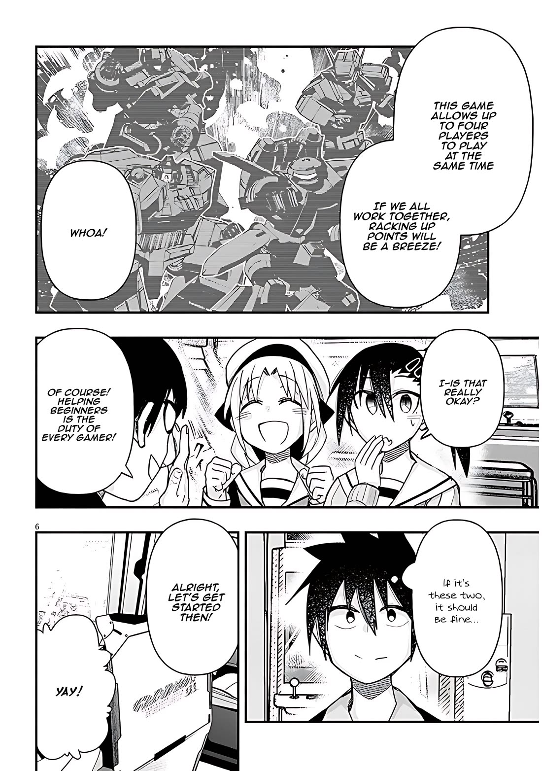 Cross-Cultural Exchange With the Girl at the Arcade Chapter 72 page 6 - Chapter 72: Just gotta do it!