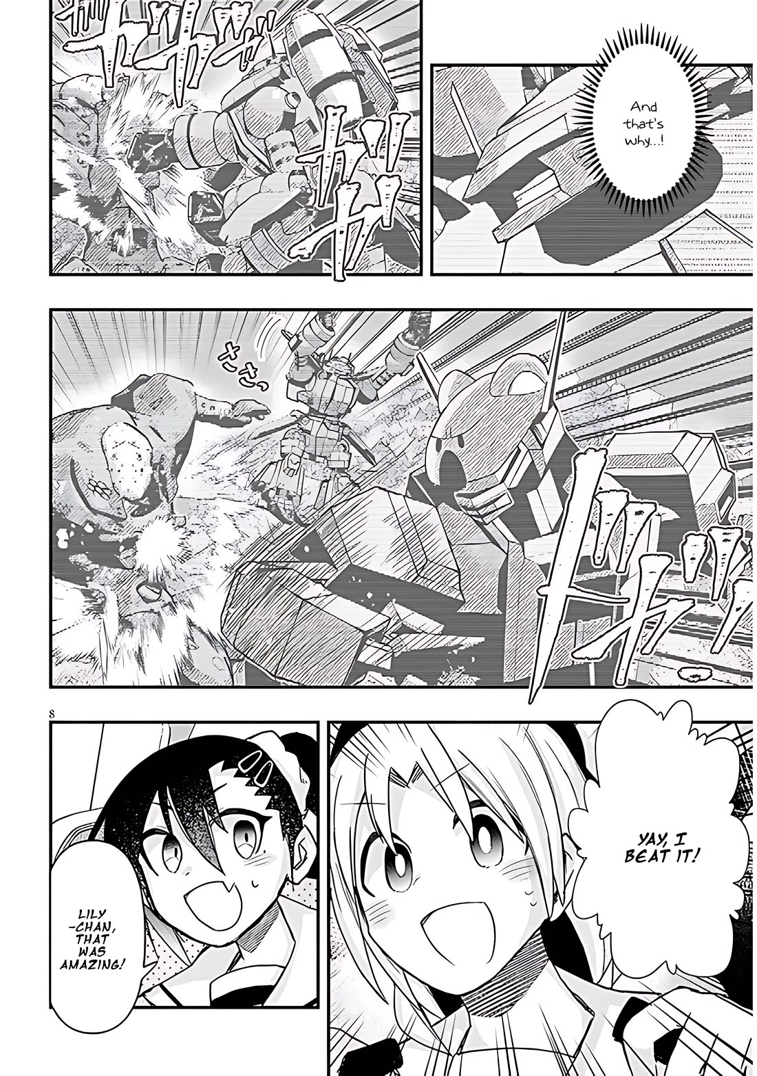 Cross-Cultural Exchange With the Girl at the Arcade Chapter 72 page 8 - Chapter 72: Just gotta do it!