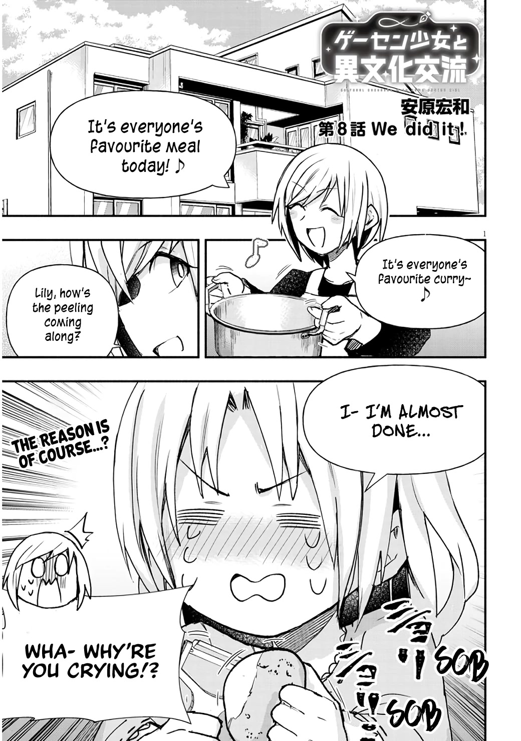 Cross-Cultural Exchange With the Girl at the Arcade Chapter 8 page 1 - Chapter 8: We did it!