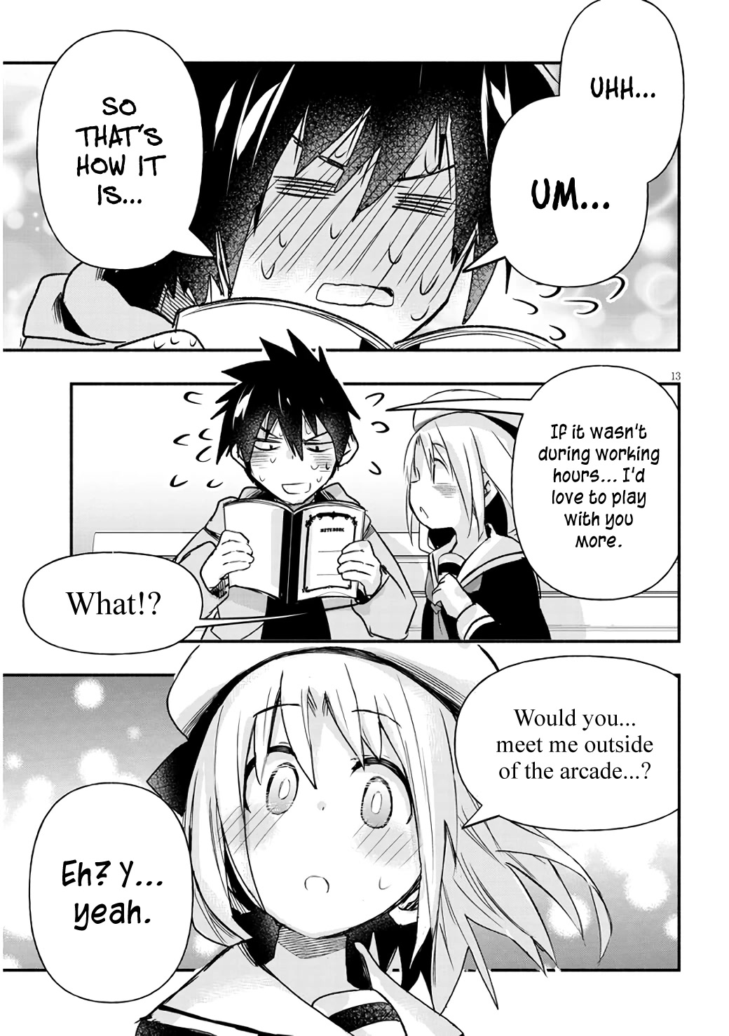 Cross-Cultural Exchange With the Girl at the Arcade Chapter 8 page 13 - Chapter 8: We did it!