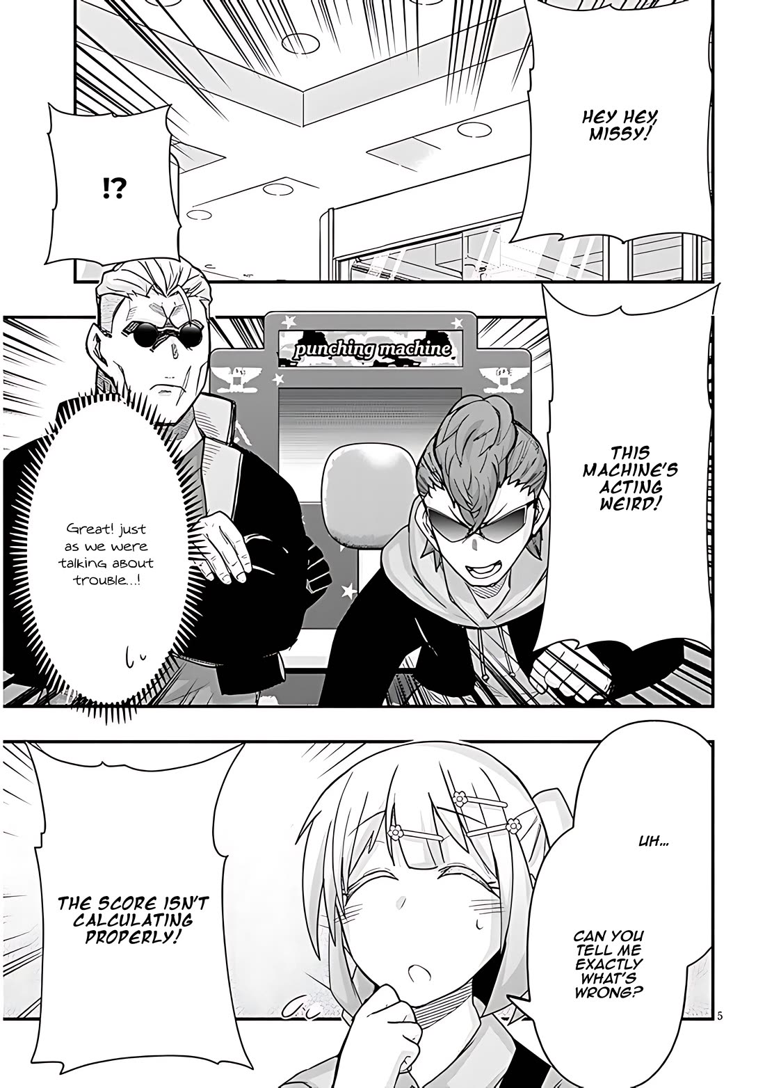 Cross-Cultural Exchange With the Girl at the Arcade Chapter 81 page 5 - Chapter 81: Punching machine
