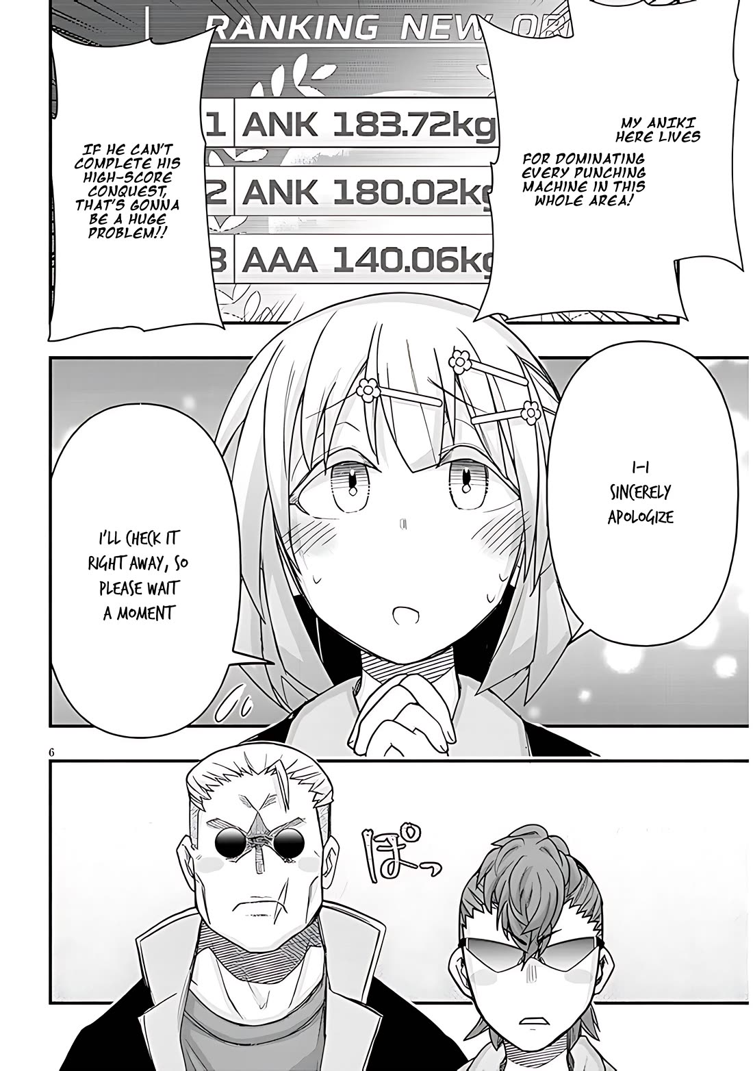 Cross-Cultural Exchange With the Girl at the Arcade Chapter 81 page 6 - Chapter 81: Punching machine