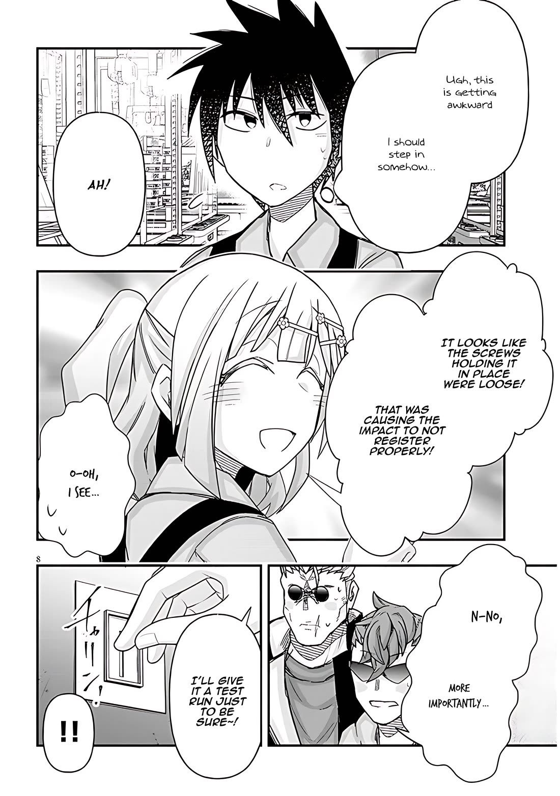 Cross-Cultural Exchange With the Girl at the Arcade Chapter 81 page 8 - Chapter 81: Punching machine