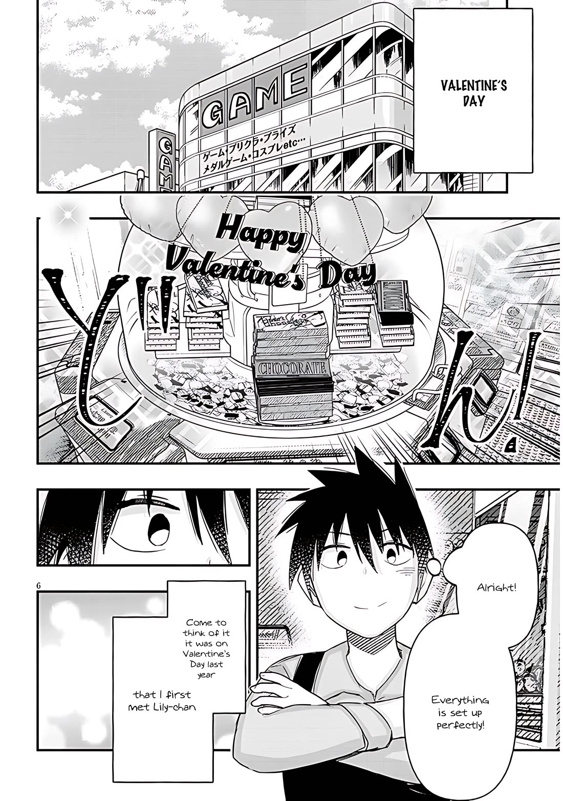 Cross-Cultural Exchange With the Girl at the Arcade Chapter 87 page 6 - Chapter 87: Valentine again