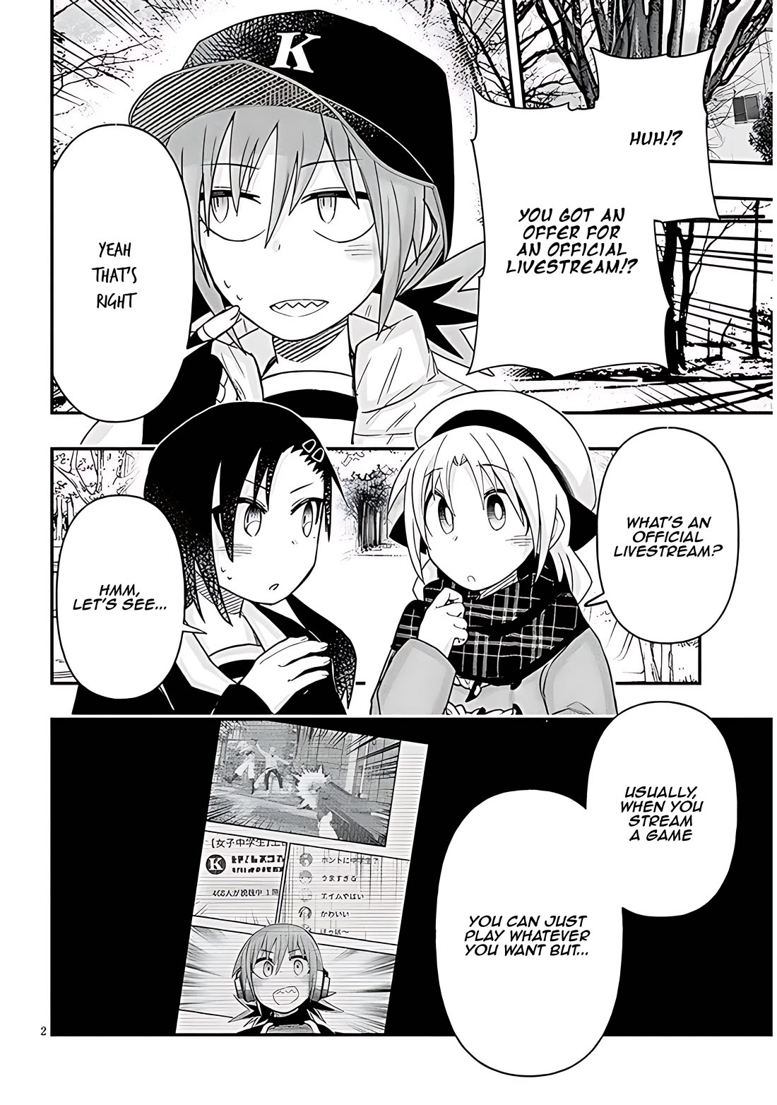 Cross-Cultural Exchange With the Girl at the Arcade Chapter 89 page 2 - Chapter 89: Official live streaming