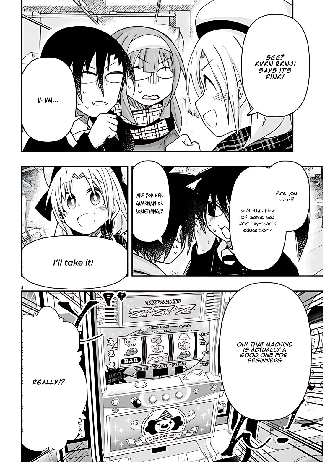 Cross-Cultural Exchange With the Girl at the Arcade Chapter 92 page 4 - Chapter 92: Slot games