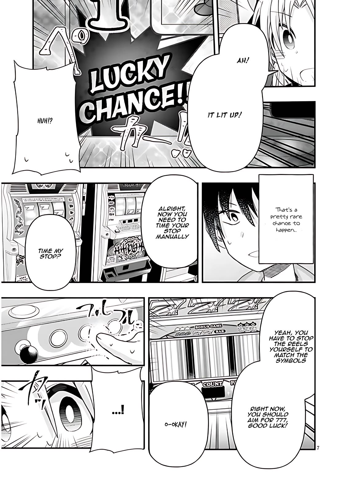 Cross-Cultural Exchange With the Girl at the Arcade Chapter 92 page 7 - Chapter 92: Slot games